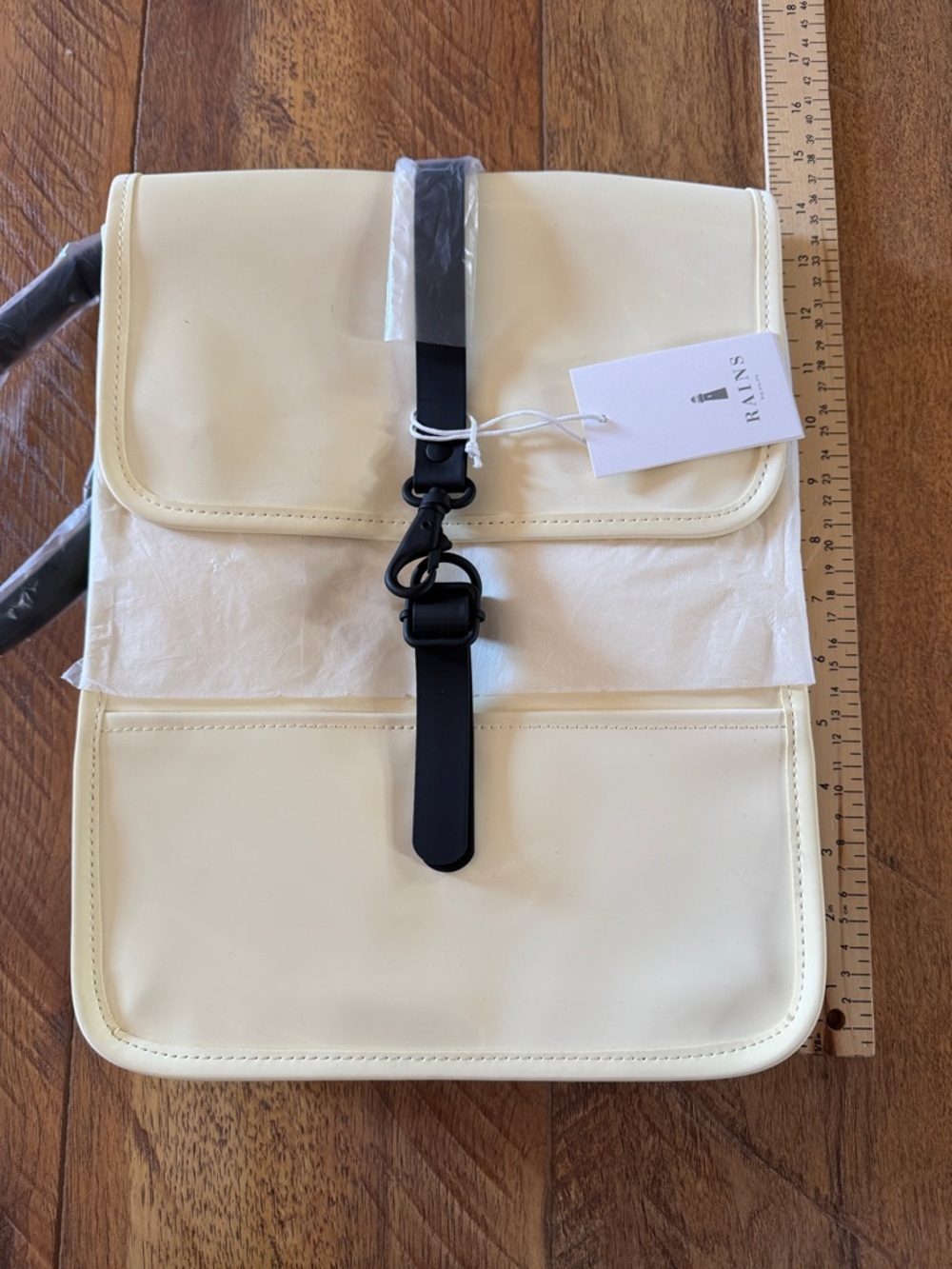NWT Rains Micro Backpack Pearl - Picture 8 of 11